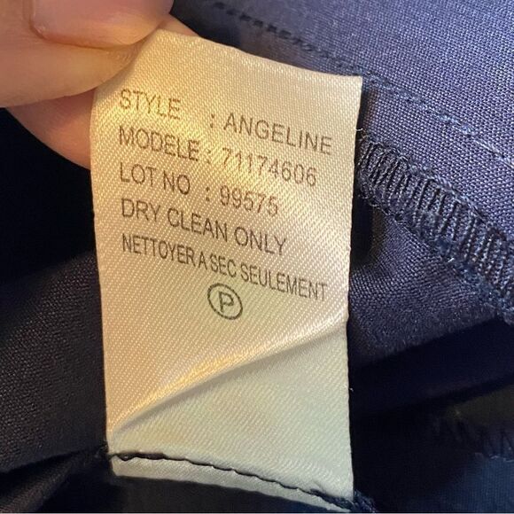 Theory Dark Blue Angeline Sleeveless Jumper Dress Size 8 - Picture 5 of 11